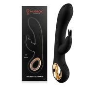 Vibratore Coniglio Hugbox 50 Programmi Opzione Riscaldamento Nero