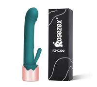 Vibratore coniglio per il clitoride e il punto G, Vibratori per le donne con riscaldamento a temperatura costante di 40°, 20 modalità di vibrazione, giocattolo del sesso dildo realistico, vibratori