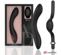 Vibratore Curvo con App Anne's Desire - Tecnologia WatchMe, Nero