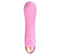 Vibratore Cuties Rosa Soft Touch USB Waterproof 7 Vibrazioni Tascabile