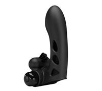VIBRATORE DA DITO SEX TOYS VIBRANTE PICCOLO CON STIMOLATORE CLITORIDEO SILICONE