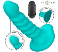 Intense Buffy Spiral Design Vibrator with Remote S Blue