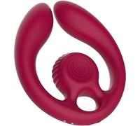 Vibratore di Coppia Telecomando Snail Vibe Gizi Duo - Bordeaux