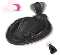 Vibratore di coppie di dildo anale a telecomando, massaggiatore di prostata seduto e in giro con 12 modalità che vibrano il culo spina maschio giocattolo sessuale, Dragon Phoenix Mat G Spot
