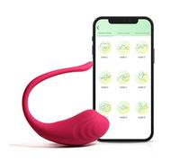 Vibratore di silicone femminile masturbatore vibratori di telecomando con App giocattoli sessuali a lunga distanza ricaricabili indossabili G Spot Dildo