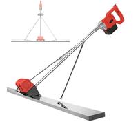 Vibratore di Superficie per Calcestruzzo Cemento Kit vibrante per utensile di finitura del calcestruzzo, livellatore per calcestruzzo senza fili, righello per la finitura liscia del calcestr