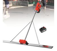 Vibratore di Superficie per Calcestruzzo Cemento Utensile elettrico per la finitura del calcestruzzo, Alimentato a batteria, 6000 giri/min, Righello per livellamento della superficie del cal