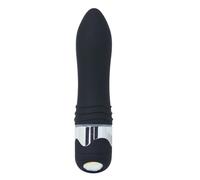 Vibratore Diamond Head Black - Design Sfaccettato Ergonomico - Massaggiatore