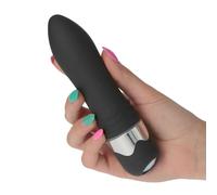 Vibratore Diamond Head Black Ergonomico Massaggiatore Clitoride Donna Nero