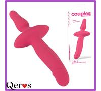 Coup!es Choice 2in1 Vibrator + Butt Plug Pink