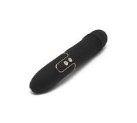 vibratore dildo nero in silicone realistico ricaricabile vaginale anale black PU