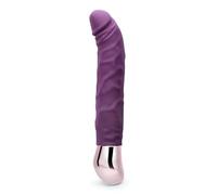 Vibratore Dildo Realistico Ricaricabile per Donne, Stimolazione G-Spot & Clitorale con 10 modalità di vibrazione Giocattolo sessuale per adulti per coppie Donne - Viola