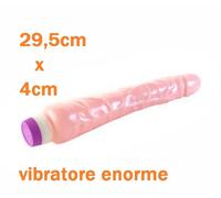 vibratore dildo realistico vibrante ENORME rambone sadomaso 29,5X4 mod.6
