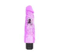 Vibratore Dildo Vaginale Anale Stimolatore Clitorideo Rosa 24 cm Fallo vibrante