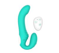 Vibratore Dildo Vibrators Strapless Strap on Panties Dildo For Lesbian Double Head G-Spot Clitoris Sex Toys For Couple