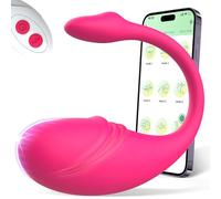 Vibratore Donna Bluetooth con uovo Vibrante Telecomandato, Sex Toys Vibratori Stimolatore Clitorideo Femminile Portatili Bullet G-Spot, APP Vibratore per Donna per Mutandine Vibranti Toys