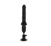 Vibratore Donna Macchina del Sesso Dildo Fallo Realistico Nero USB Telecomando