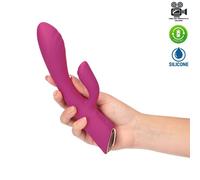 Vibratore Rabbit in Silicone Clitoride Donna Vaginale USB stimolatore doppio