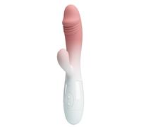 Vibratore Donna Rabbit in silicone morbido doppia stimolazione vaginale