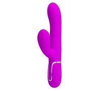 Vibratore donna Rabbit in silicone morbido Ricaricabile doppio punto G