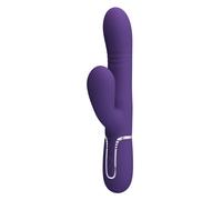 Vibratore donna Rabbit in silicone morbido Ricaricabile doppio punto G