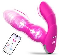 Vibratore Donna Sexytoysys Coppia, Modalità 9x9 Spinta e Vibrazioni Vibratoreper Donna Clotoride Punto G Professionale Piccolo Wireless Ovetto Vibrante Telecomando Sex Toys Sessuali Vibratoriper APP