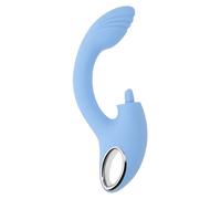 Vibratore Doppia Stimolazione Evolved Playboy Azzurro