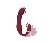 Vibratore doppio in silicone fallo indossabile anale vaginale vibrante loveline