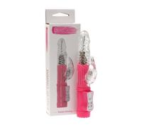 Vibratore doppio rabbit stimolatore clitoride dildo vaginale fallo vibrante sex