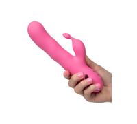 Vibratore doppio vaginale clitoride dildo rabbit fallo vibrante in silicone real