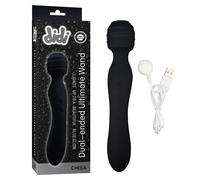 Vibratore Doppio Wand donna clitoride Punto G ricaricabile in silicone