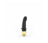 Mini Amante Ricaricabile 2.0 - Vibratore per Punto G in Silicone (Nero-Oro)