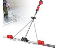 Vibratore elettrico senza fili per massetto, 9 velocità, con 2 batterie e albero da 2 m, strumento di finitura professionale