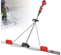 Vibratore elettrico senza fili per massetto in calcestruzzo, strumento di finitura a 9 velocità, kit di massetto vibrante per la lavorazione e il livellamento del calcestruzzo efficienti