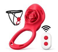 Vibratore esterno da mutandina Set Toy stimola clitoride e vulva Rosa Vibrante