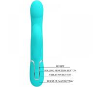 Vibratore Falin Con Perle - Turchese