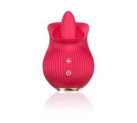 Vibratore femminile di leccatura in silicone - vibratore multi-funzione del clitoride con 12 modalità di vibrazione - sex toy ricaricabile e molto silenzioso per donne
