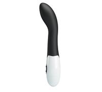 vibratore femminile in silicone nero punto G impermeabile 30 funzioni cm 18