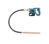 Vibratore for calcestruzzo portatile, piccolo vibratore for cemento ricaricabile, dispositivo for la rimozione e bolle d'aria nel, tubo flessibile da 2 m Commerciale(1 battery 2M)
