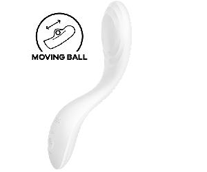 Vibratore G-Spot Satisfyer Rrrolling Pleasure - Bianco
