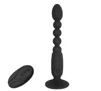 Vibratore G-Spot, Silicone Anal Beads Butt Plugs con 10 modelli di stimolazione, 3 velocità e aspirazione mani libere, massaggiatore di prostata per uomini donne e coppie