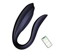 Vibratore Giocattoli del sesso del masturbatore del vibratore del punto G del doppio vibratore indossabile a forma di U dell'uovo vibrante telecomandato dell'app