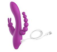 vibratore Giocattoli del sesso del vibratore del vibratore del punto G del coniglio Per Prodotto sessuale del clitoride anale di doppia penetrazione delle coppie adulte