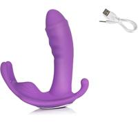 Vibratore, giocattoli erotici, vibratore Bluetooth con controllo remoto, vibratore a farfalla indossabile, controllo remoto wireless