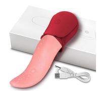 Vibratore Giocattoli sessuali Leccata di lingua Capezzoli vibranti Vibratore clitorideo Articoli per adulti Vibratori Per Coppie di donne