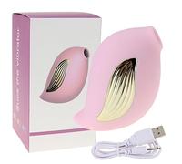 vibratore Giocattolo sessuale potente vibratore a forma di uccello Per Donne 2 in 1 Clitoride Capezzolo Irrita Vibrazione Masturbatore per donne (Rosa con scatola)