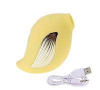 vibratore Giocattolo sessuale potente vibratore a forma di uccello Per Donne 2 in 1 Clitoride Capezzoli Masturbatore Orgasmo rapido Giocattoli sessuali (Giallo)