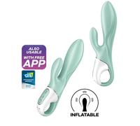 Vibratore gonfiabile rabbit in silicone vaginale stimolatore clitoride Air Bunny