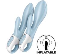 Vibratore Gonfiabile Rabbit Satisfyer Air Pump Bunny 1 Blu
