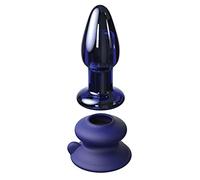 plug anale in vetro e silicone vibrante anal butt dildo con telecomando wireless